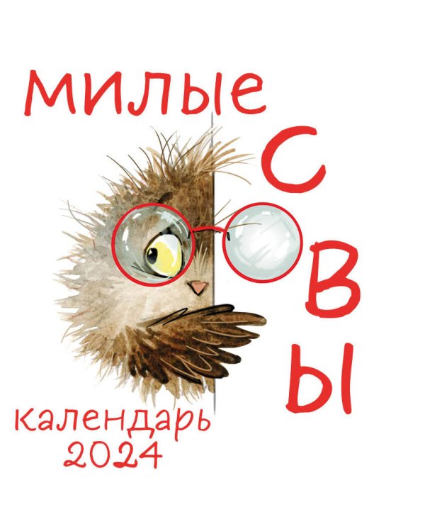 Милые совы. Календарь настенный на 2024 год (300х300 мм)