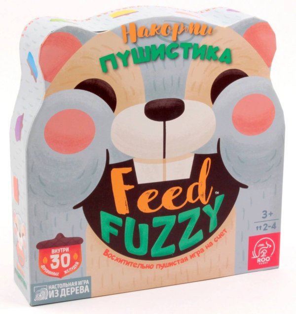 Настольная игра "Feed Fuzzy. НАКОРМИ ПУШИСТИКА!"