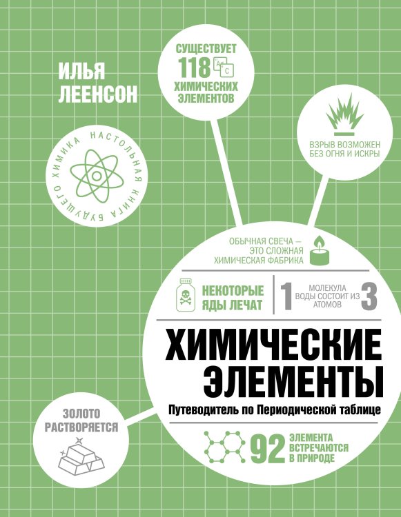 Обложка книги «Химические элементы. Путеводитель по Периодической таблице» — Леенсон Илья Абрамович, ISBN 9785171836245