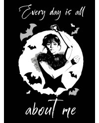 Уэнсдей:Every day is all about me. Уэнсдей. Блокнот в точку