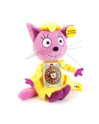 МЯГКАЯ ИГРУШКА "МУЛЬТИ-ПУЛЬТИ" 3 КОТА. ЛАПОЧКА 13СМ, ОЗВУЧ. РУСС. ЧИП В ПАК. в кор.24шт