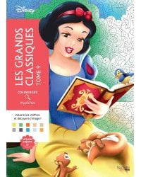 Coloriages mysteres Disney Les grands classiques Tome 9 Раскраска Волшебный мир Диснея Великая классика том 9 /Книги на английском языке