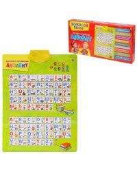 ЗВУКОВОЙ ПЛАКАТ. РУССКИЙ И АНГЛИЙСКИЙ АЛФАВИТ (Арт. ЗП-7196)