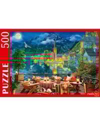 ПАЗЛЫ 500 элементов. ВЕЧЕР У ОЗЕРА В ГАЛЬШТАТЕ (Арт. Ф500-0746)