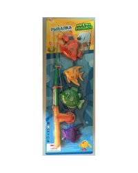 РЫБАЛКА "ИГРАЕМ ВМЕСТЕ" МИ-МИ-МИШКИ НА КАРТ. (РУСС. УП.) 48*13*3,5СМ в кор.2*36шт