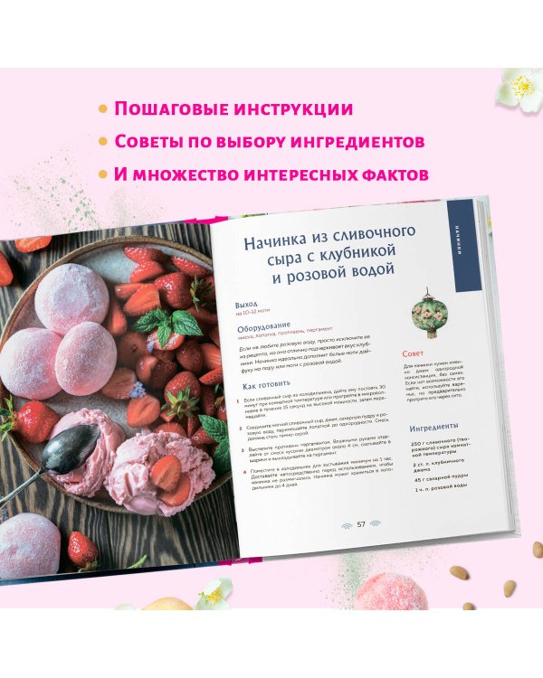 Моти. Легендарный воздушный десерт из Японии. Более 50 базовых рецептов, начинок и дизайнов