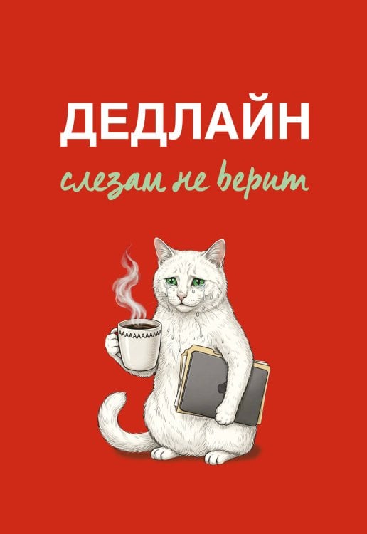 Обложка книги «Дедлайн слезам не верит. Ежедневник недатированный (А5, 72 л.)», ISBN 9785042466083