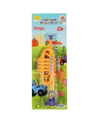 Труба "Синий трактор" на карт. ТМ "ИГРАЕМ ВМЕСТЕ" в кор.24шт