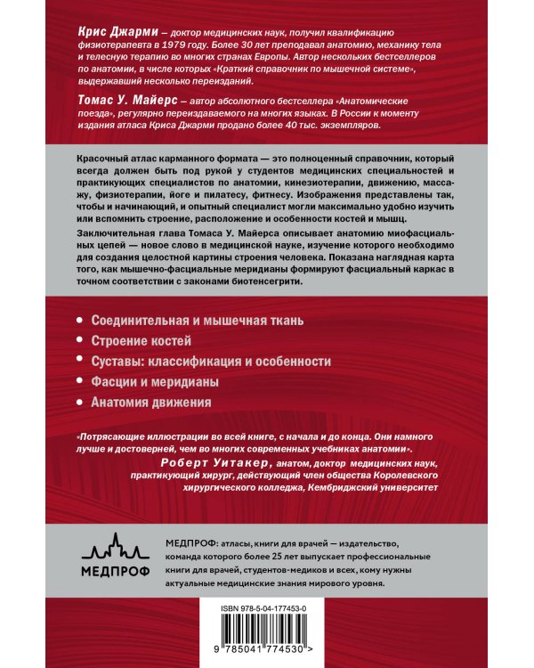 Современный атлас анатомии человека. Карманное пособие по строению костей, мышц, миофасциальных цепей и принципам движения тела