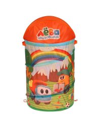 Корзина для игрушек Грузовичок Лева 43*60см ИГРАЕМ ВМЕСТЕ в кор.24шт