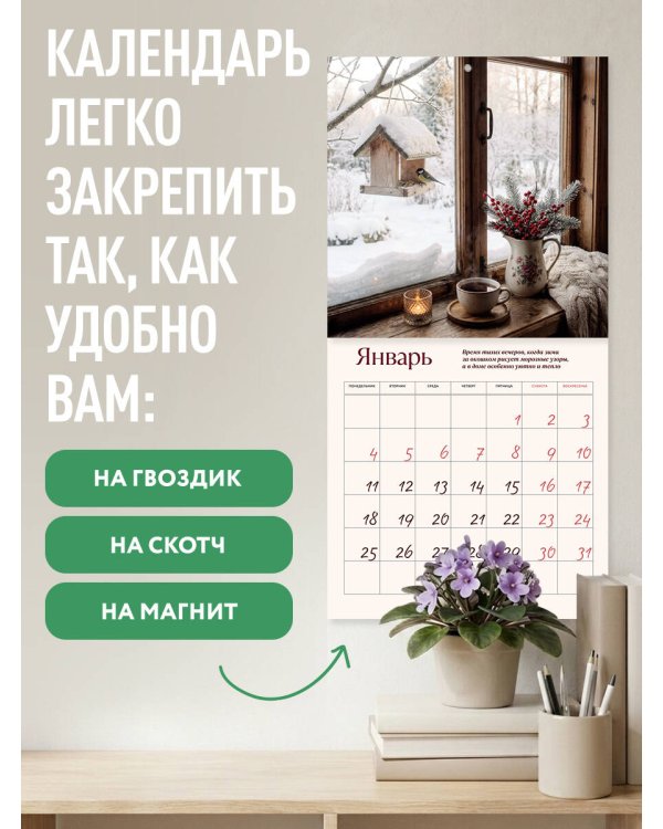 Дополнительное изображение книги «Календарь хорошего настроения. Календарь настенный на 2027 год (300х300)»
