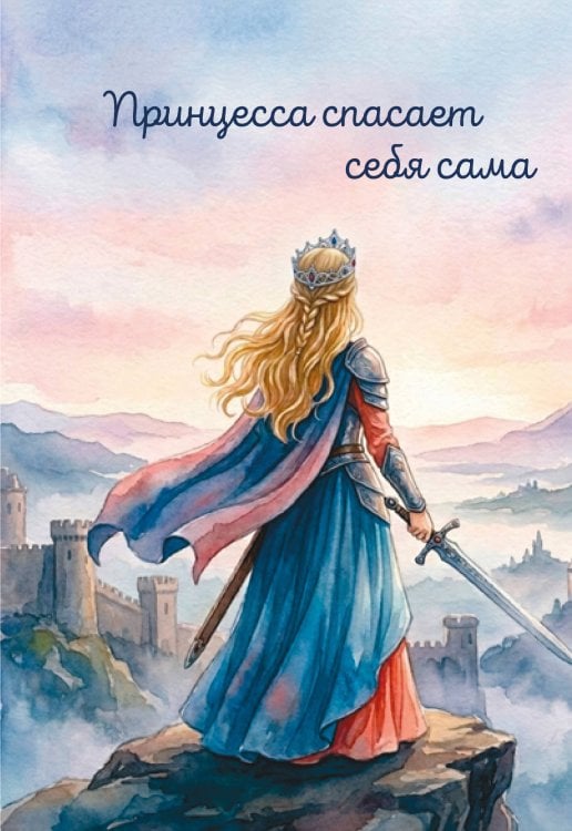 Обложка книги «Принцесса спасает себя сама. Ежедневник недатированный (А5, 72 л.)», ISBN 9785042466328