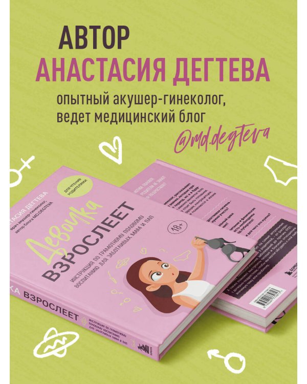 Девочка взрослеет. Инструкция по грамотному половому воспитанию для заботливых мам и пап