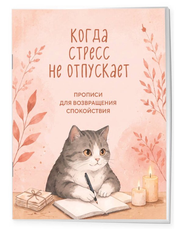 Дополнительное изображение книги «Когда стресс не отпускает. Прописи для возвращения спокойствия»