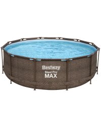 Бассейн каркасный Bestway 366см x 100см (фильтр-насос, лестница в комплекте) (Арт. 56709)