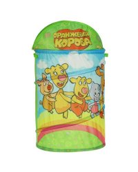 Корзина для игрушек Оранжевая корова 43*60см ИГРАЕМ ВМЕСТЕ в кор.24шт