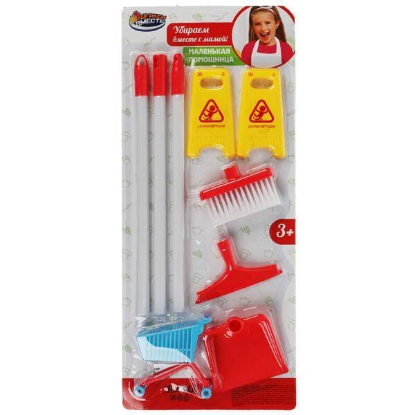 РОЛЕВЫЕ НАБОРЫ (Умка) Набор уборщика блист.24,8*58*5см ИГРАЕМ ВМЕСТЕ в кор.2*30шт
