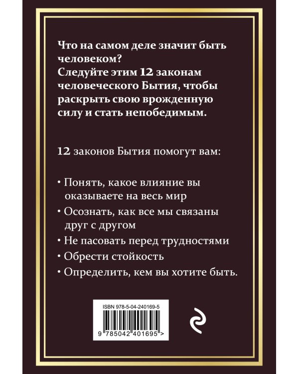 Дополнительное изображение книги «12 Законов бытия»