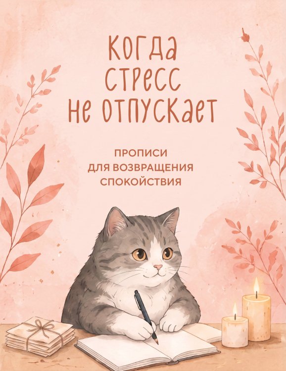 Обложка книги «Когда стресс не отпускает. Прописи для возвращения спокойствия», ISBN 9785042490163