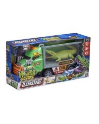 Игрушка со встроенным двигателем для детей Teamsterz «Грузовик с крокодилом MONSTER MOVERZ»