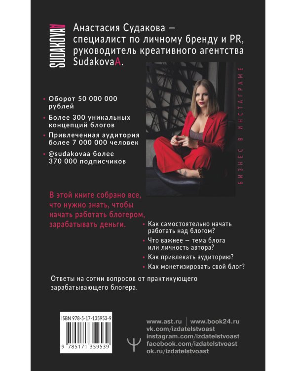 INSTA-исповедь: грехи и заповеди личного блога. Как развить блог от 0 до 1 000 000 в подписчиках и рублях