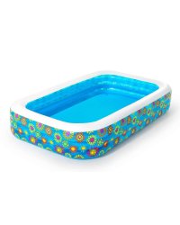 Надувной бассейн для детей Happy Flora Bestway 305 х 183 х 56 см (Арт. 54121)