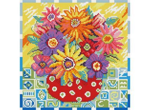 Мозаика на подрамнике. Цветики-цветочки (291-ST-S)