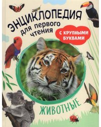 Животные. Энциклопедия для первого чтения с крупными буквами