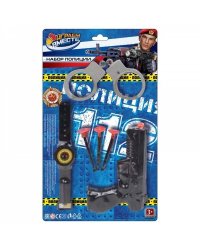 Набор оружия ПОЛИЦИЯ пистолет с присосками, блист.18,5*31*2см ИГРАЕМ ВМЕСТЕ в кор.2*120шт