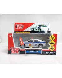 ТМ Технопарк.Машина металл "TOYOTA CAMRY ПОЛИЦИЯ", дл 12 см, св-зв, откр дв, багаж, в кор.2*36шт