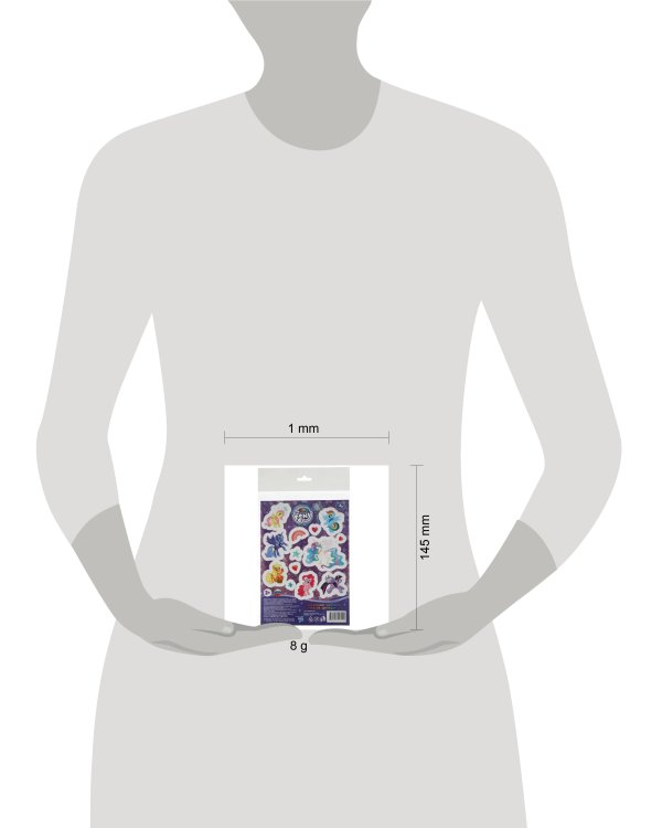 Магия дружбы. Мой маленький пони. Сверкающие наклейки. 145х210мм. Умка в кор.500шт