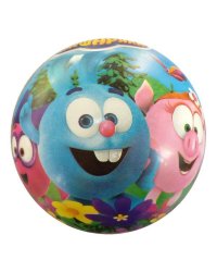 МЯЧ "ИГРАЕМ ВМЕСТЕ" СМЕШАРИКИ, ПВХ 23СМ, ПОЛНОЦВЕТ В СЕТКЕ (РУСС. УП.) в кор.144шт