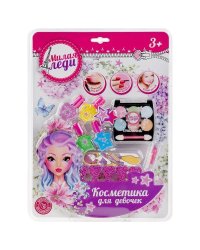 Косметика для девочек тени, помада, лак д/ногтей, аппликатор, пилка на карт. МИЛАЯ ЛЕДИ в кор.2*18шт