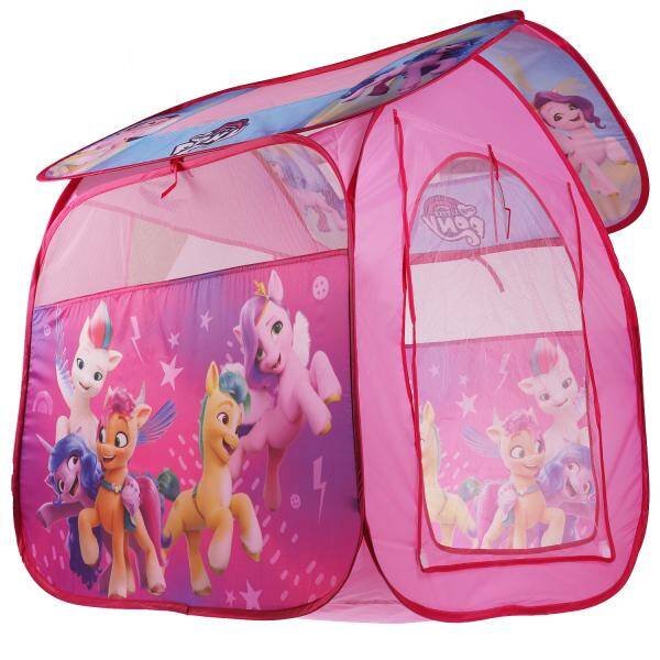 Палатка детская игровая МОЙ МАЛЕНЬКИЙ ПОНИ 83х80х105см, в сумке Играем вместе в кор.24шт