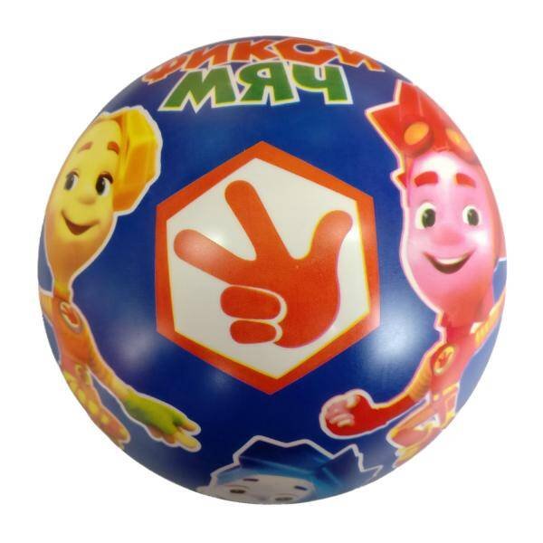 МЯЧ "ИГРАЕМ ВМЕСТЕ" ФИКСИКИ, ПВХ 23СМ, ПОЛНОЦВЕТ В СЕТКЕ (РУСС. УП.) в кор.144шт