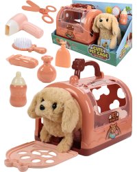 Игровой набор "Щеночек"(звук,аксесс.,гараж корич.,2*АА не в к-те,в кор.)(17,9x15cм) ( Арт. 2174920)