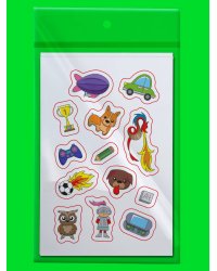 НАБОР НАКЛЕЕК "ЗАБАВНЫЕ ЛИПУЧКИ" ДЛЯ МАЛЬЧИКОВ