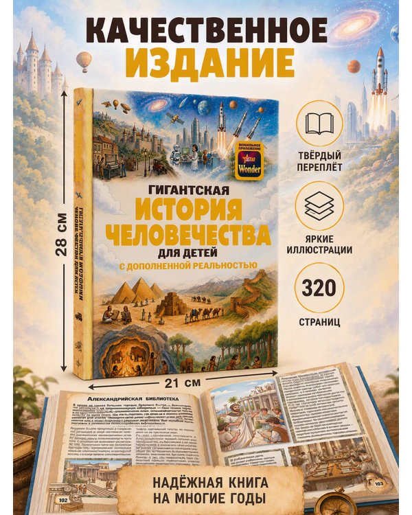 Дополнительное изображение книги «Гигантская история человечества для детей»