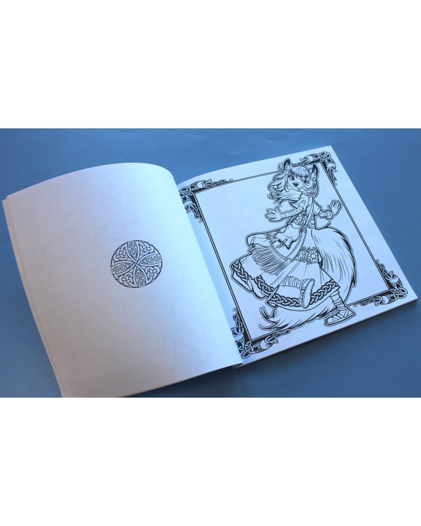 Чарующие фурри. Вдохновляющие раскраски