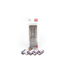 Набор машинок "Скорая помощь"(10,2х4х26,7 см)(5 машинок), в коробке ( Арт. 2176259)