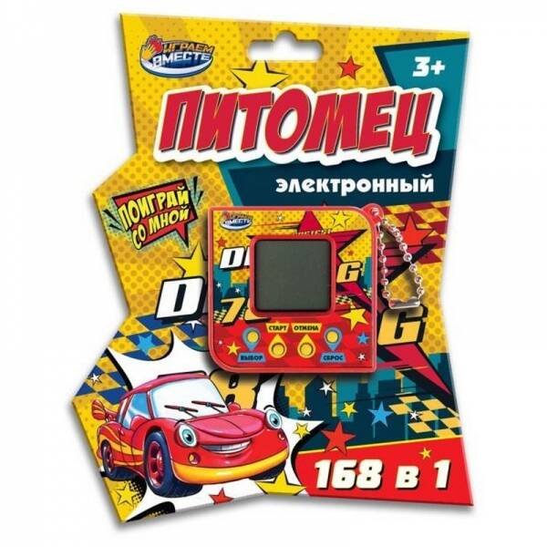 Электронная логическая игра питомец, блист.12,5*16*2см ИГРАЕМ ВМЕСТЕ в кор.4*72шт