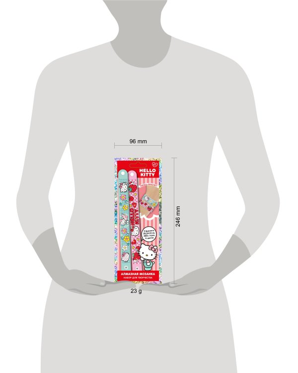 Хэллоу Китти. Алмазная мозаика "Укрась браслеты"