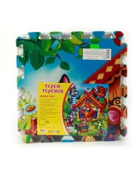 КОВРИК-ПАЗЛ "ИГРАЕМ ВМЕСТЕ" ТЕРЕМОК 8 СЕГМЕНТОВ, КАЖДЫЙ 31.5*31.5СМ В ПАК. в кор.12шт