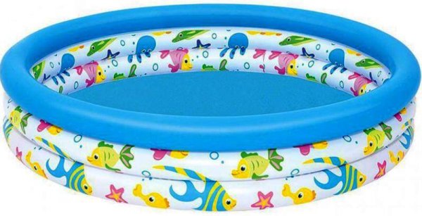Надувной бассейн Coral Kids 122 х 25 см Bestway (Арт. 51009)