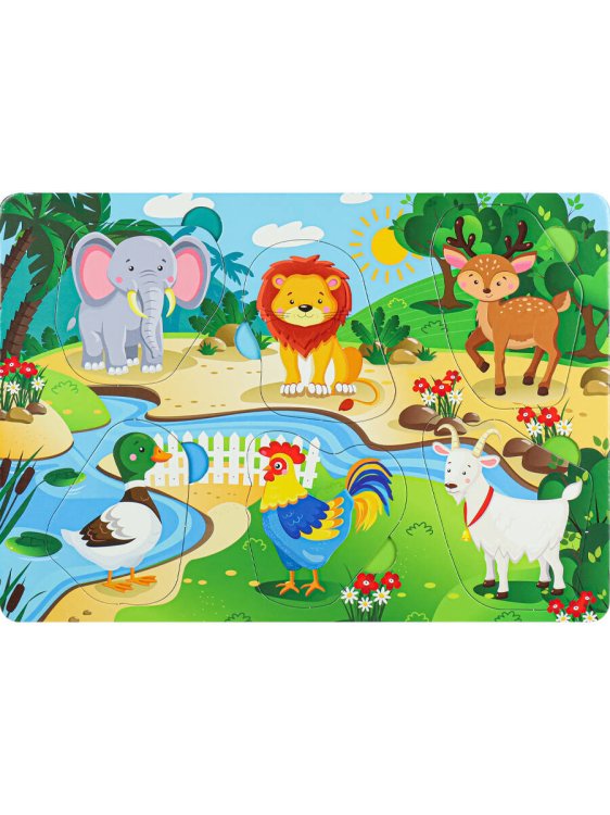 23. РАЗВИВАЮЩИЕ РАМКИ-ВКЛАДЫШИ (Рыжий Кот) Рамка-вкладыш трехслойная "Папа, мама и малыш" П-9403