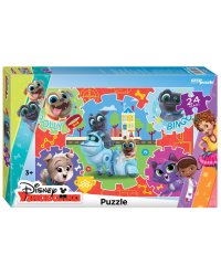 Мозаика "puzzle" maxi 24 "Дружные мопсы" (DisneyJunior)
