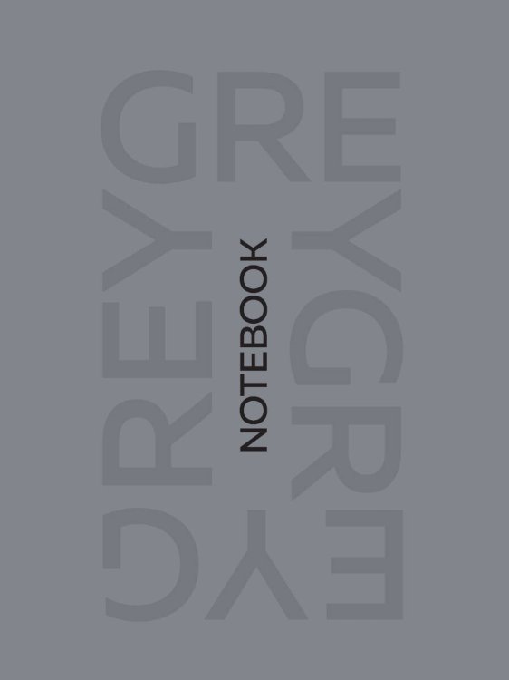 MyArt. БЛОКНОТ в клетку Total Grey. Grey 4