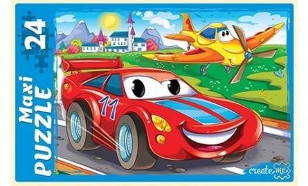 МАКСИ-ПАЗЛЫ. 24 элемента. БЫСТРЫЕ ГОНКИ (Арт. ПМ-6360)