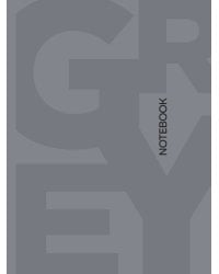 MyArt. БЛОКНОТ в клетку Total Grey. Grey 1
