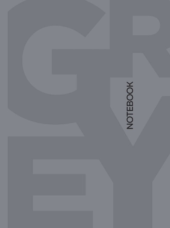 MyArt. БЛОКНОТ в клетку Total Grey. Grey 1